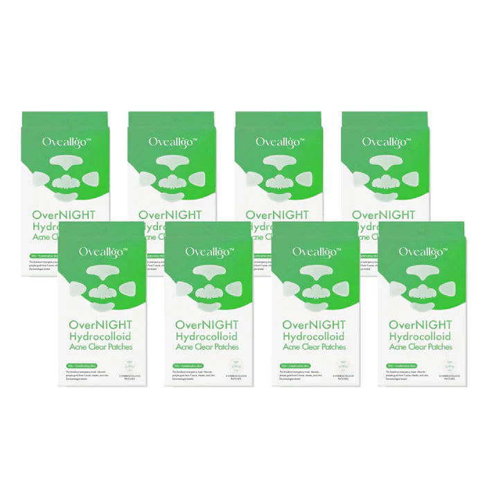 Hydrokoloidní náplasti na akné Clear Overnight Patches