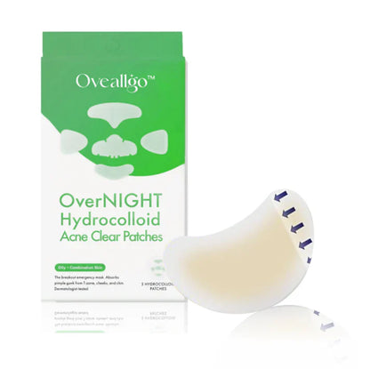 Hydrokoloidní náplasti na akné Clear Overnight Patches
