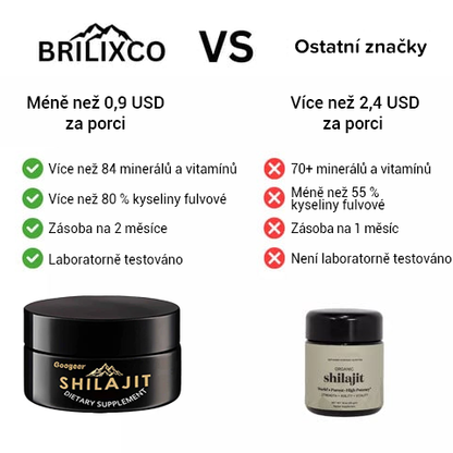 Shilajit Absolutní přírodní obousměrný pro zdraví, sílu a krásu 🍵